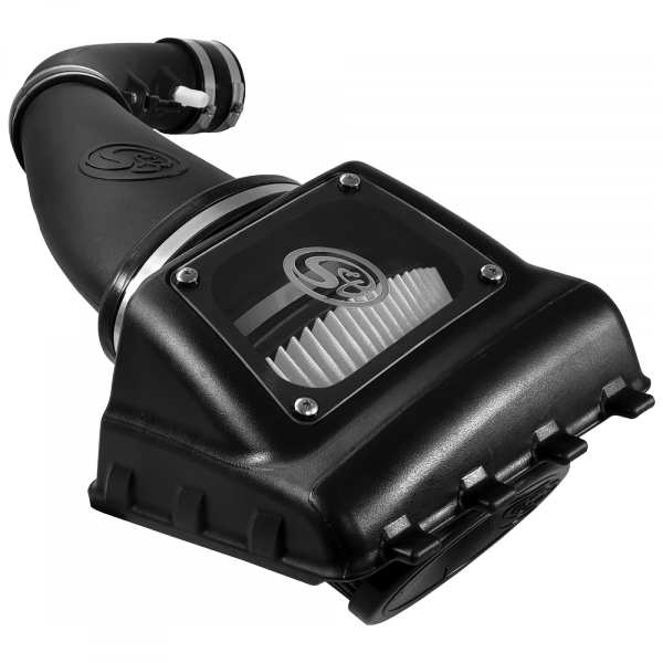 Cold Air Intake For 11-16 Ford F250, F350 V8-6.2L Dry Dry Expandable White S&B Filters 75-5108D