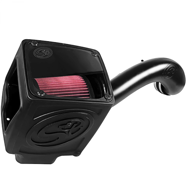 Cold Air Intake For 16-19 Silverado/Sierra 2500, 3500 6.0L Cotton Cleanable Red S&B Filters 75-5110