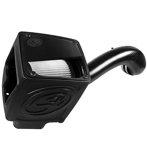Cold Air Intake For 16-19 Silverado/Sierra 2500, 3500 6.0L Dry Expandable White S&B Filters 75-5110D