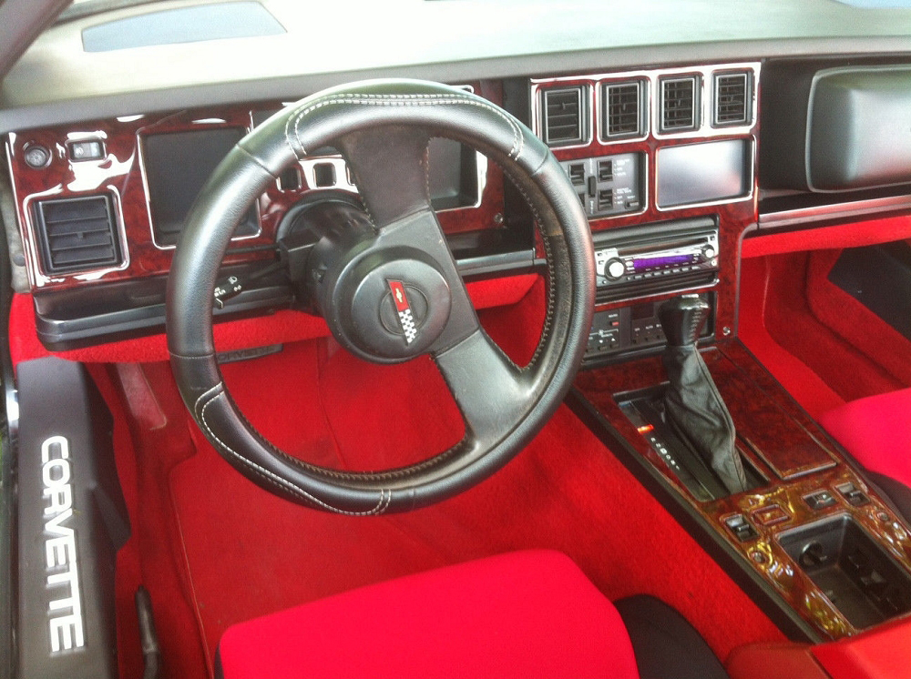 1986-1989 C4 Corvette Interior Dash Trim Kit - Real Carbon Fiber - Automatic