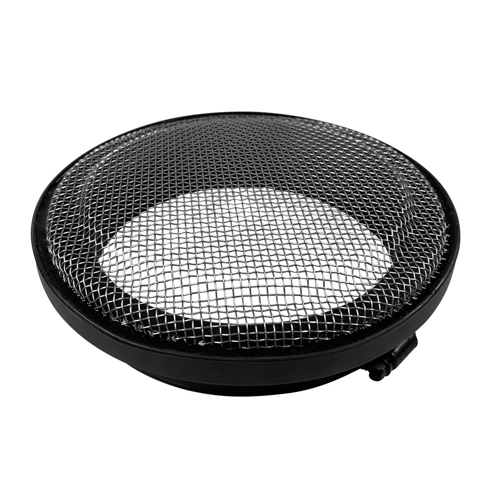 Turbo Screen 5.0 Inch Black Stainless Steel Mesh W/Stainless Steel Clamp S&B Filters 77-3001