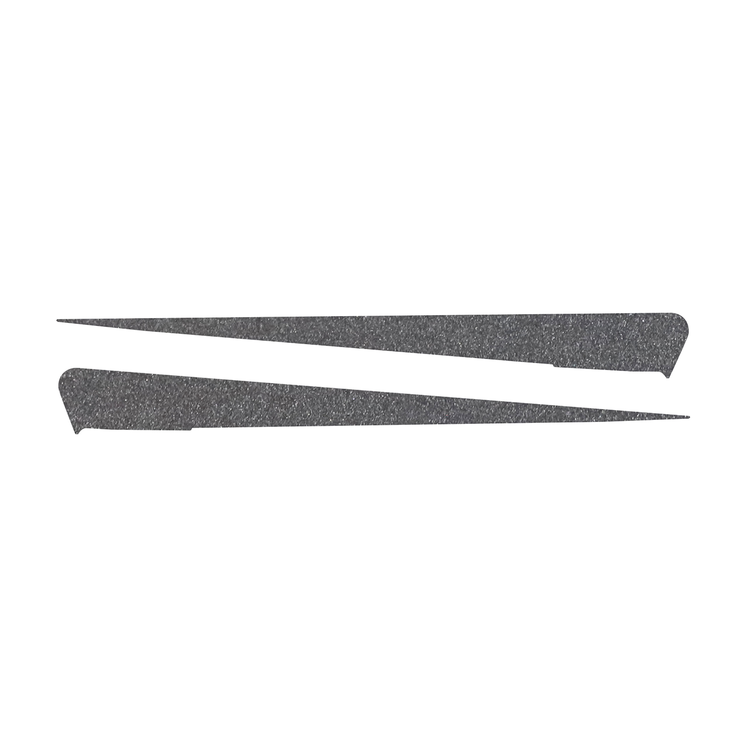 2014-2019 C7 Corvette Side Spear Shadow Stripe - Pair - Stingray - Gloss Metallic Pearl Black