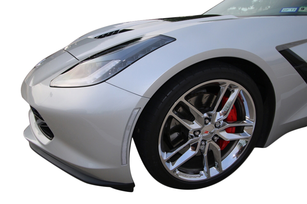 2014-2019 C7 Corvette Rear Refl Lens Kit - Smoked Clear Front, Clear Rear Sides, Smoked Rear Bumper