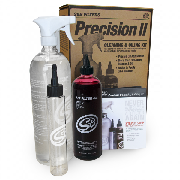 Cleaning Kit For Precision II Cleaning and Oil Kit Red Oil Oiled S&B Filters 88-0008