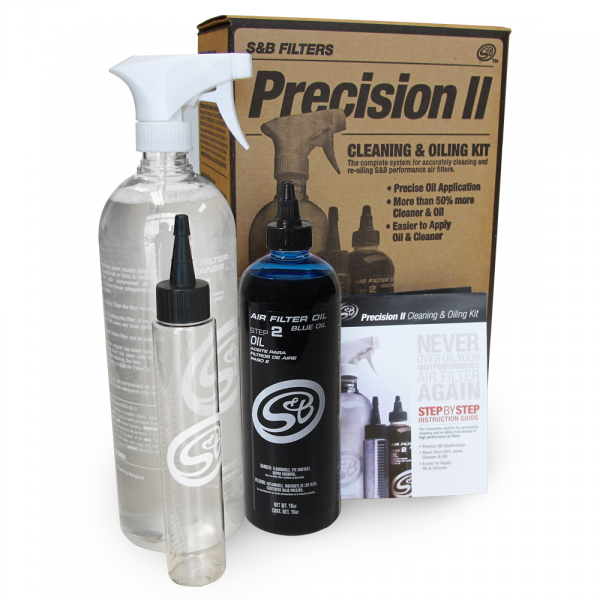 Cleaning Kit For Precision II Cleaning and Oil Kit Blue Oil Oiled S&B Filters 88-0009