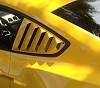 2015-2019 Ford Mustang Quarter Window Louvers by DefenderWorx Painted