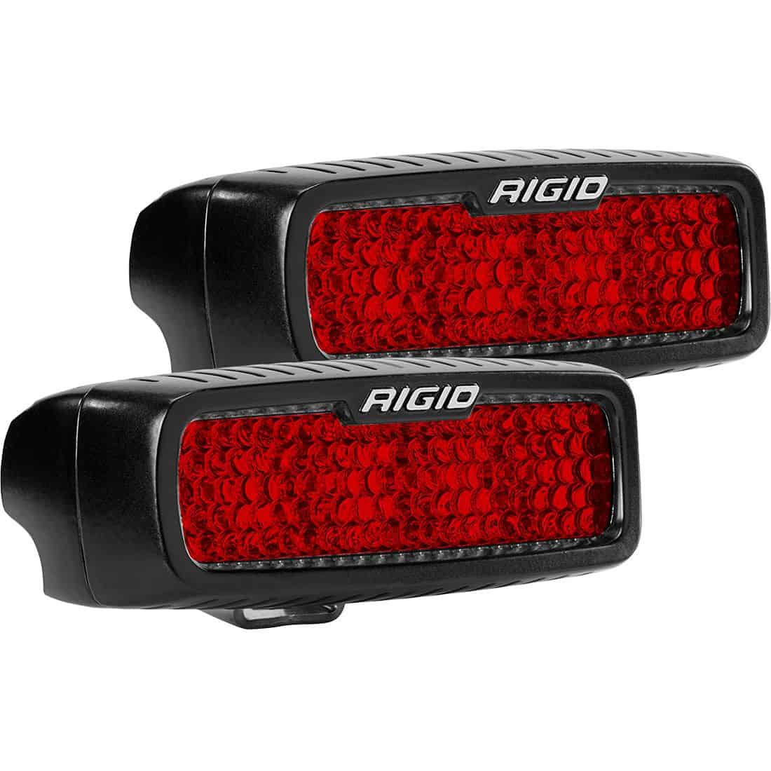 Diffused Rear Facing High/Low Surface Mount Red Pair SR-Q Pro RIGID Lighting 90163