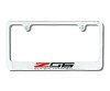 C7 Corvette License Plate Frame - Z06 Supercharged