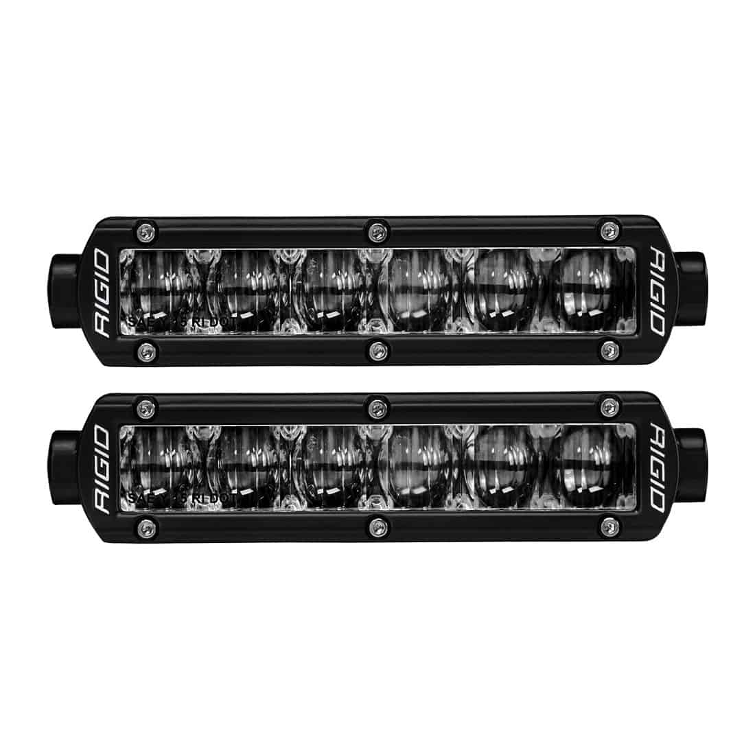 SAE 6 Inch Fog Light Pair SR-Series Pro RIGID Lighting 906703
