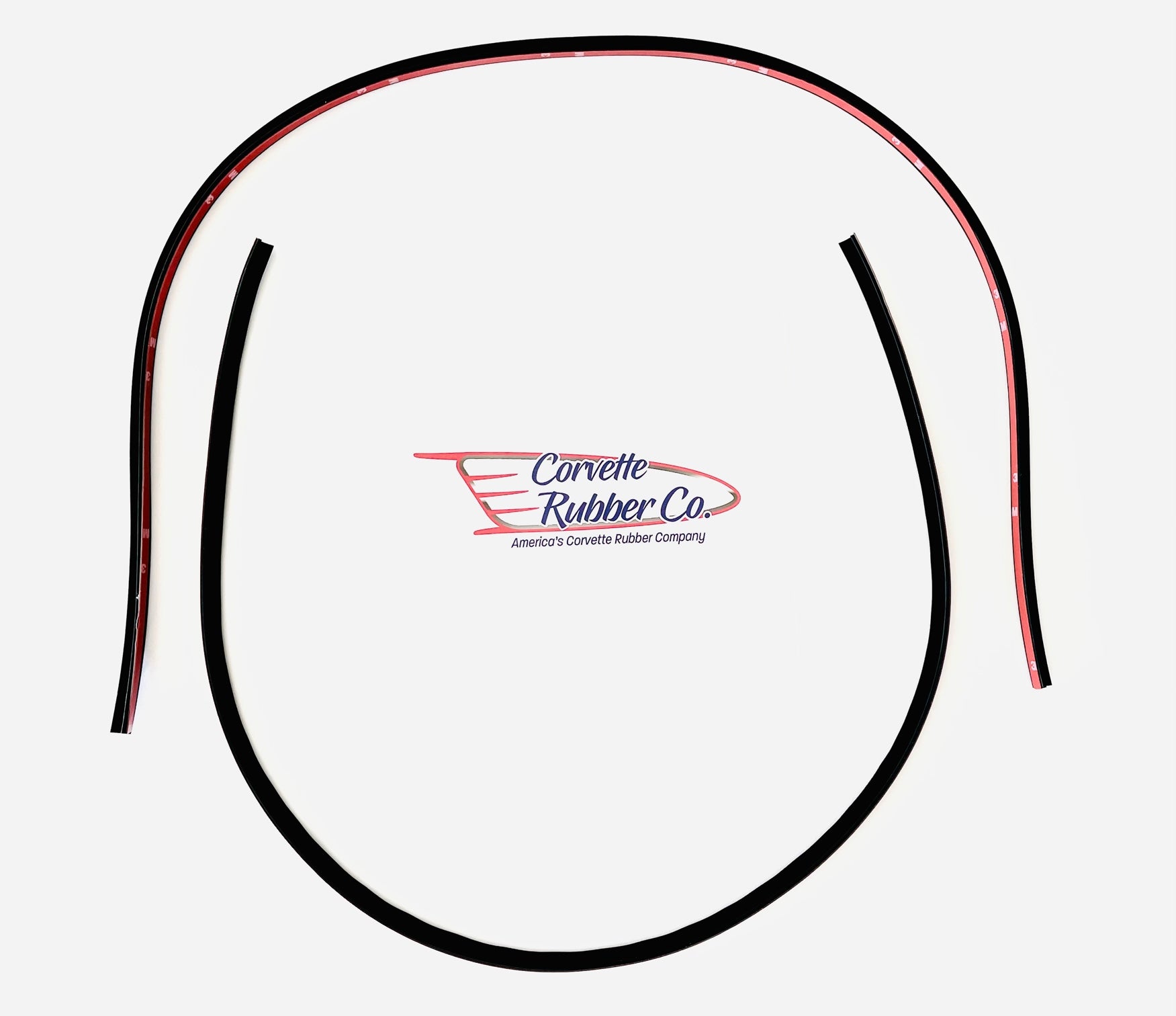 1997-2004 C6 Corvette HOOD TO SIDE FENDER / 05-13 REAR HATCH SIDE SEALS - SOLD AS PAIR Weatherstrip