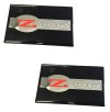 C5 Corvette Domed Visor Emblems