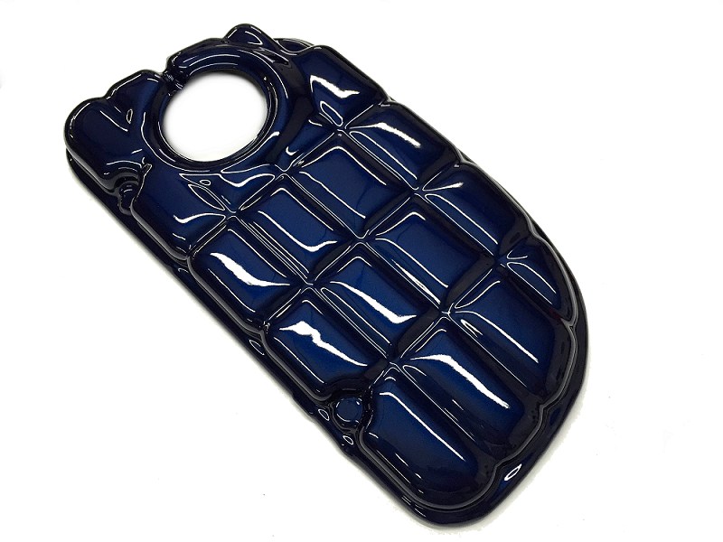 C5 Corvette Coolant Tank Cover Painted LeMans Blue