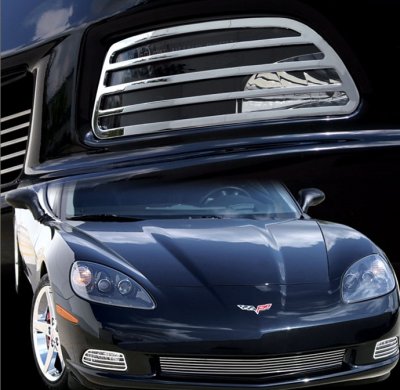 C6 Corvette Billet Aluminum Front Driving Light Covers