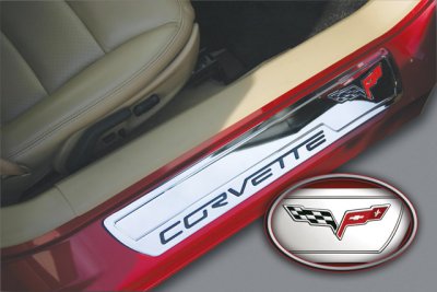 C6 Corvette Billet Door Sill Plates