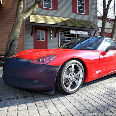 C6 Corvette Front Bumper Mask NoviStretch