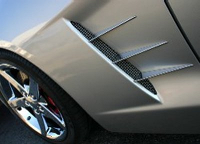 C6 Corvette Side Spears Billet Aluminum