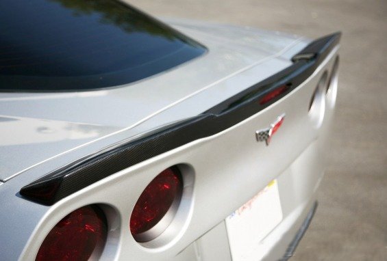 C6 Corvette ZR1 Style carbon fiber rear spoiler. Made by  APR.