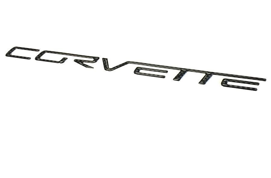 C6 Corvette Carbon Fiber Rear Bumper Letters