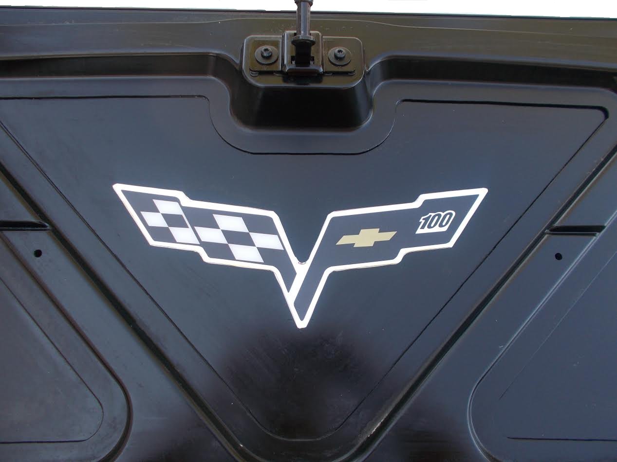 C6 Corvette Convertible Centennial Edition Inside Trunk Emblem