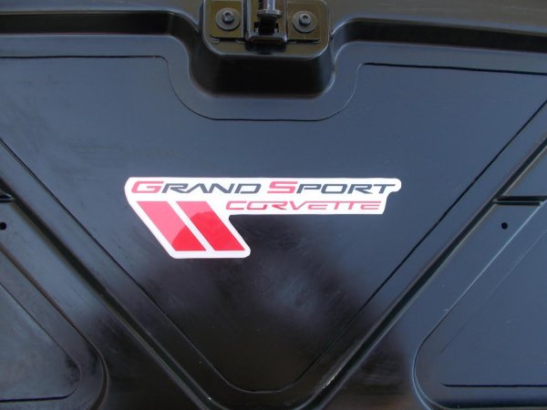 C6 Corvette Grand Sport Logo Inside Trunk Emblem