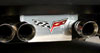 C6 Corvette Stainless Steel Exhaust Plate