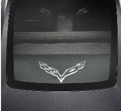 C7 Corvette Security Cargo Shade with Logo