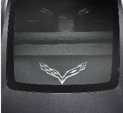C7 Corvette Security Cargo Shade with Logo
