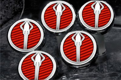 C7 Corvette Stingray Fluid Cap Cover set red 1220