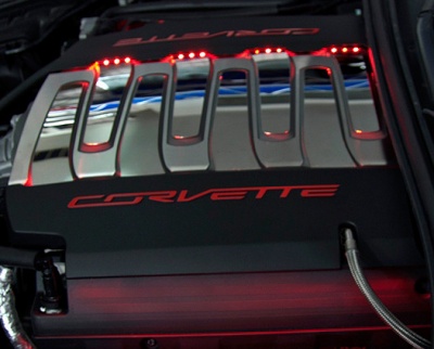 C7 Corvette Stingray Fuel Rail Covers LED Lighting Kit
