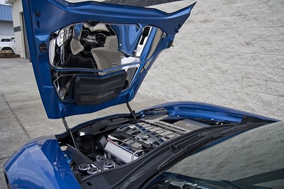 C7 Corvette Stingray Polished Stainless Steel Hood Panel Insert Kit