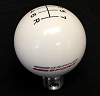 C7 Corvette Grand Sport White Knob w/Black Pattern and Grand Sport Logo