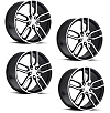 C7 Corvette Stingray Z51 Black Machine Face Wheels Package