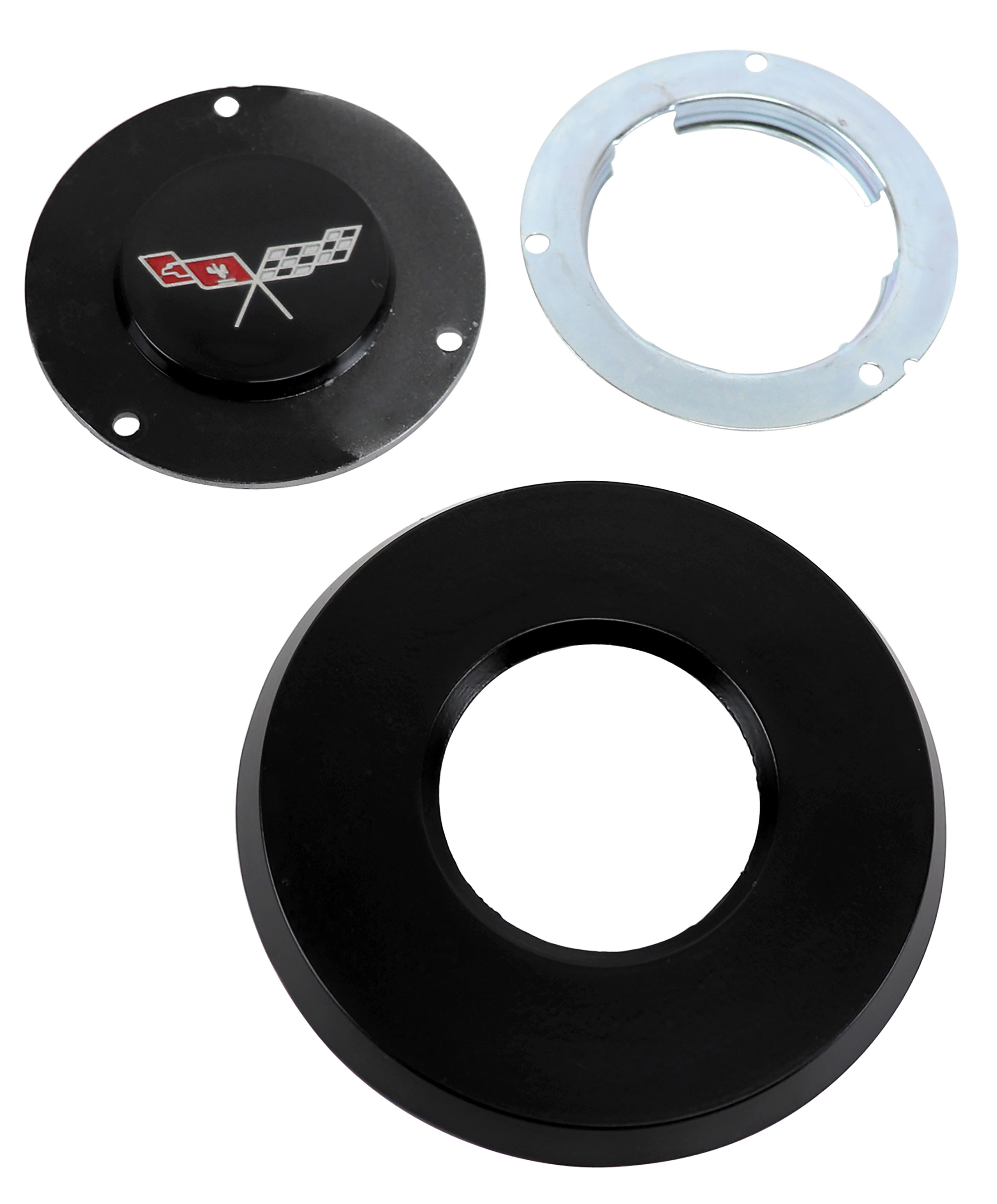 Horn Button Emblem Kit W/Emblem Paint-to-Match For 1977-1979 Corvette