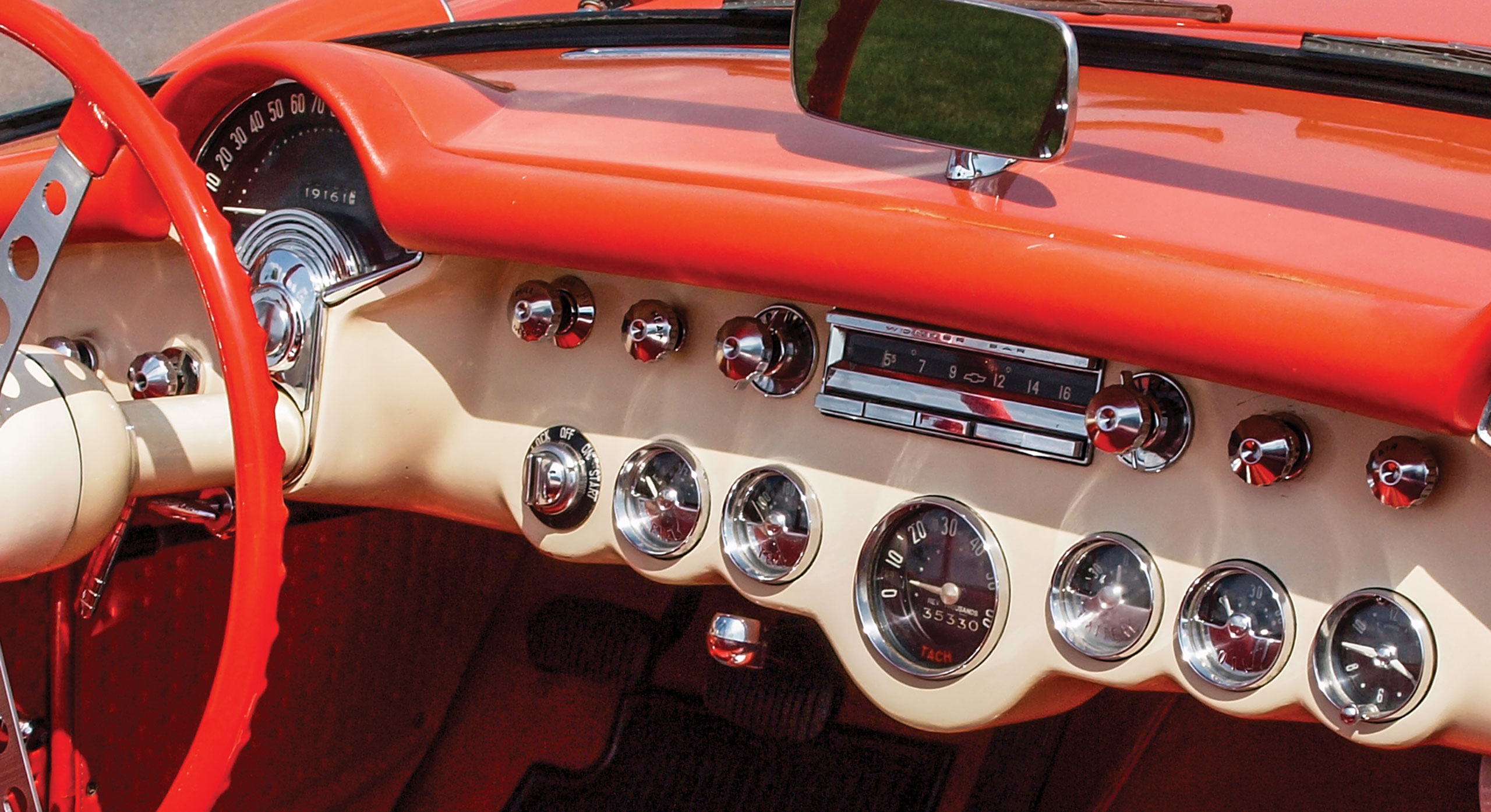 1955-1957 C1 Corvette Instrument Lens Set