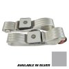 1964 C2 Corvette Seat Belts- Lift Latch - Silver