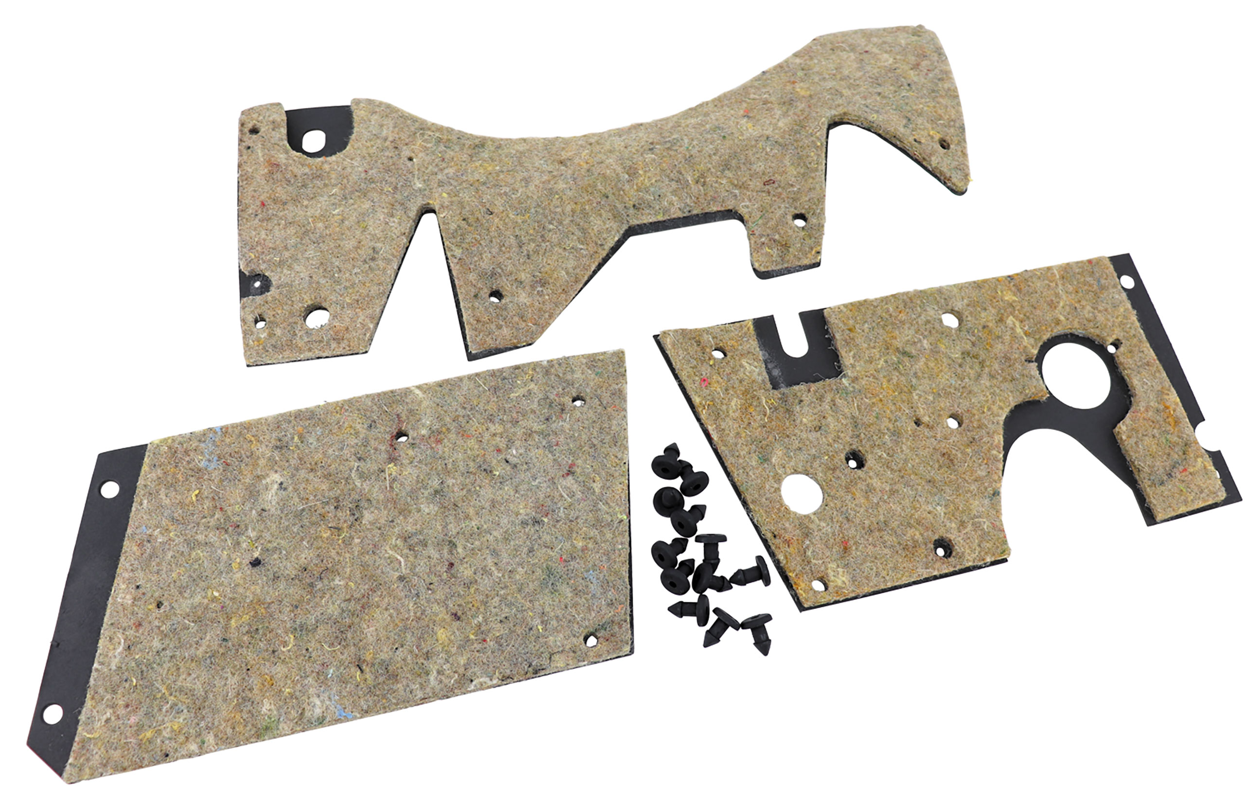 Firewall Insulation Set W/Fasteners (C,S) For 1958-1959 Corvette