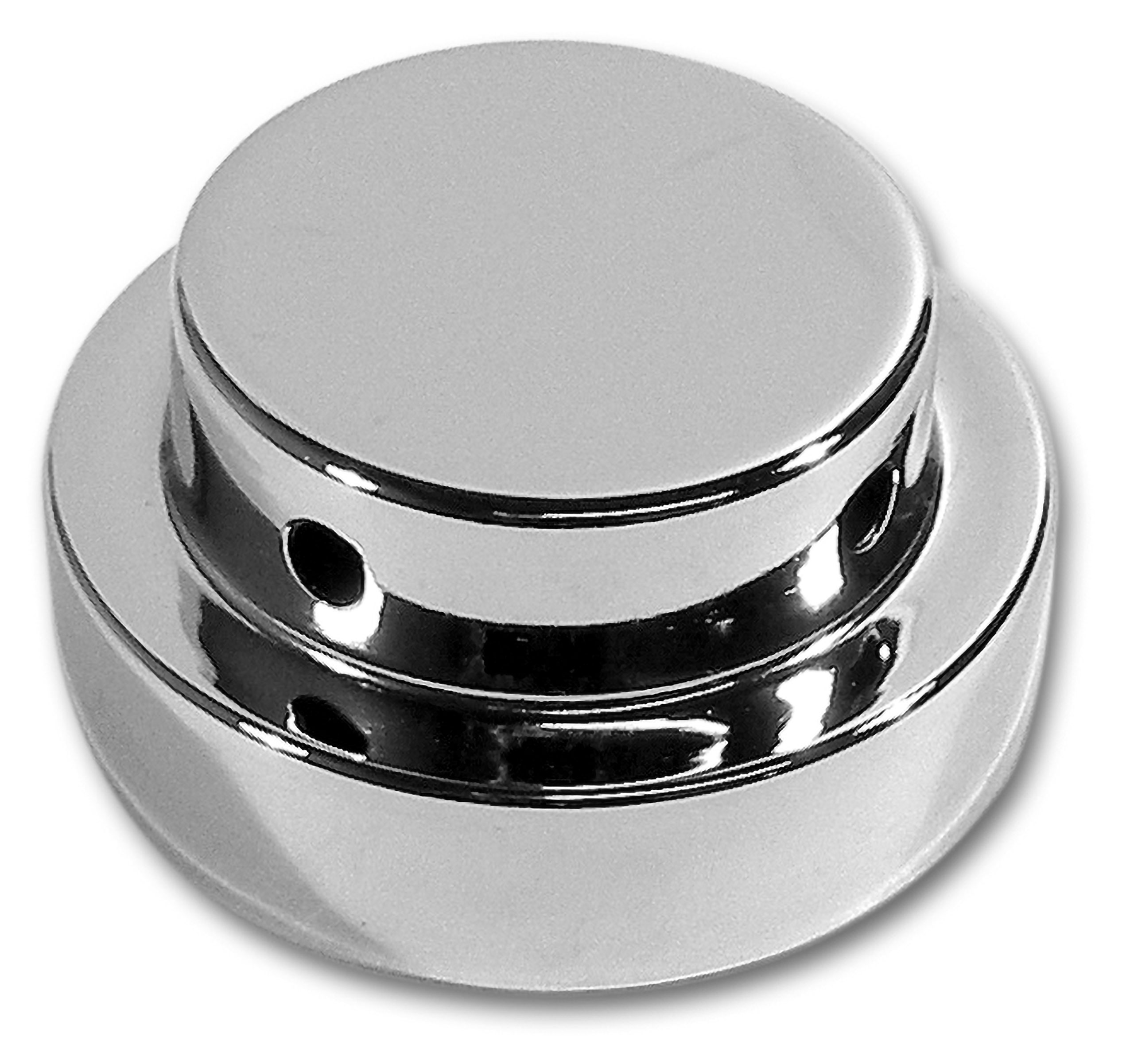 Radiator Reservoir Cap Cover- Chrome For 1978-1996 Corvette