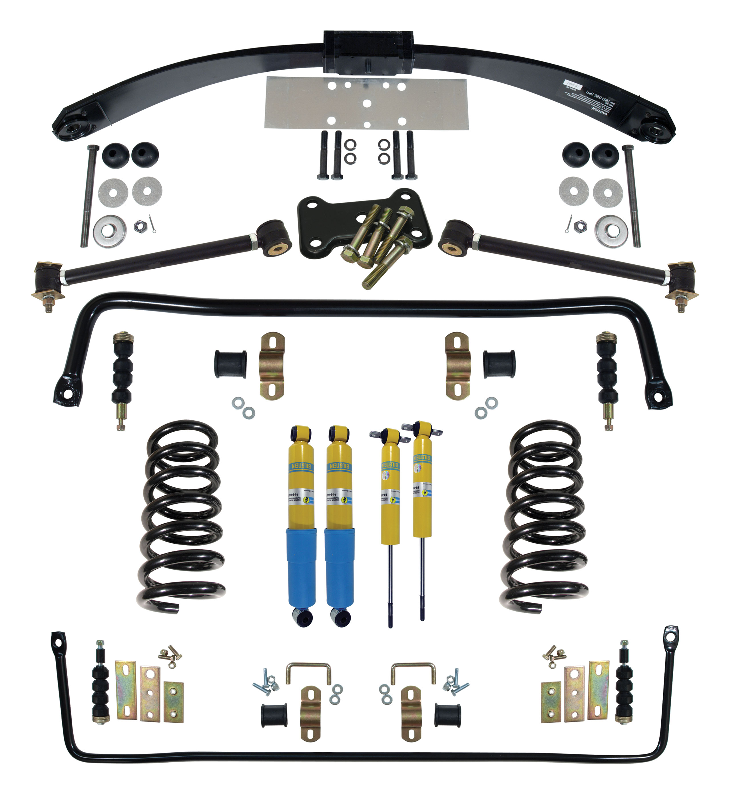 Performance Suspension System W/Fiberglass Monospring For 1963-77 Corvette