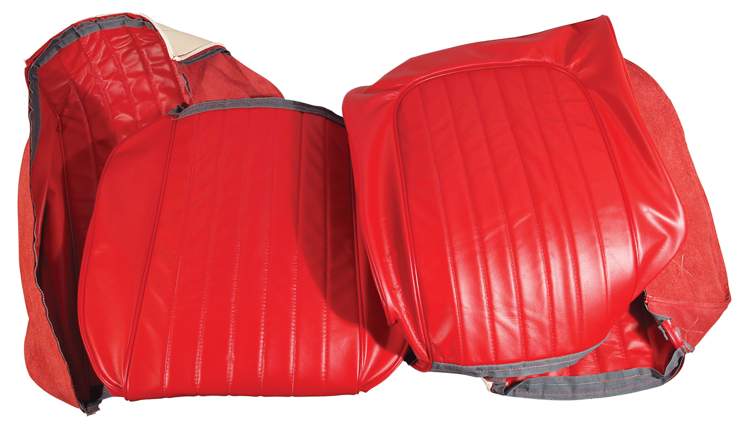1960 C3 Corvette Leather Seat Covers- Red
