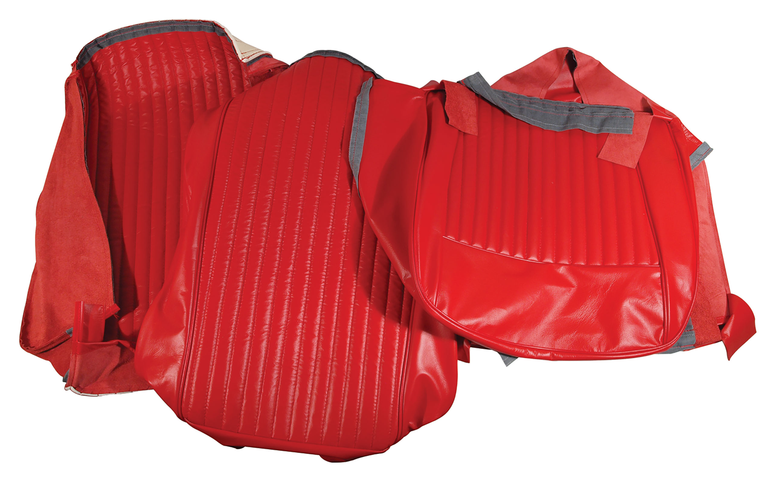 Leather Seat Covers- Red For 1962 Corvette