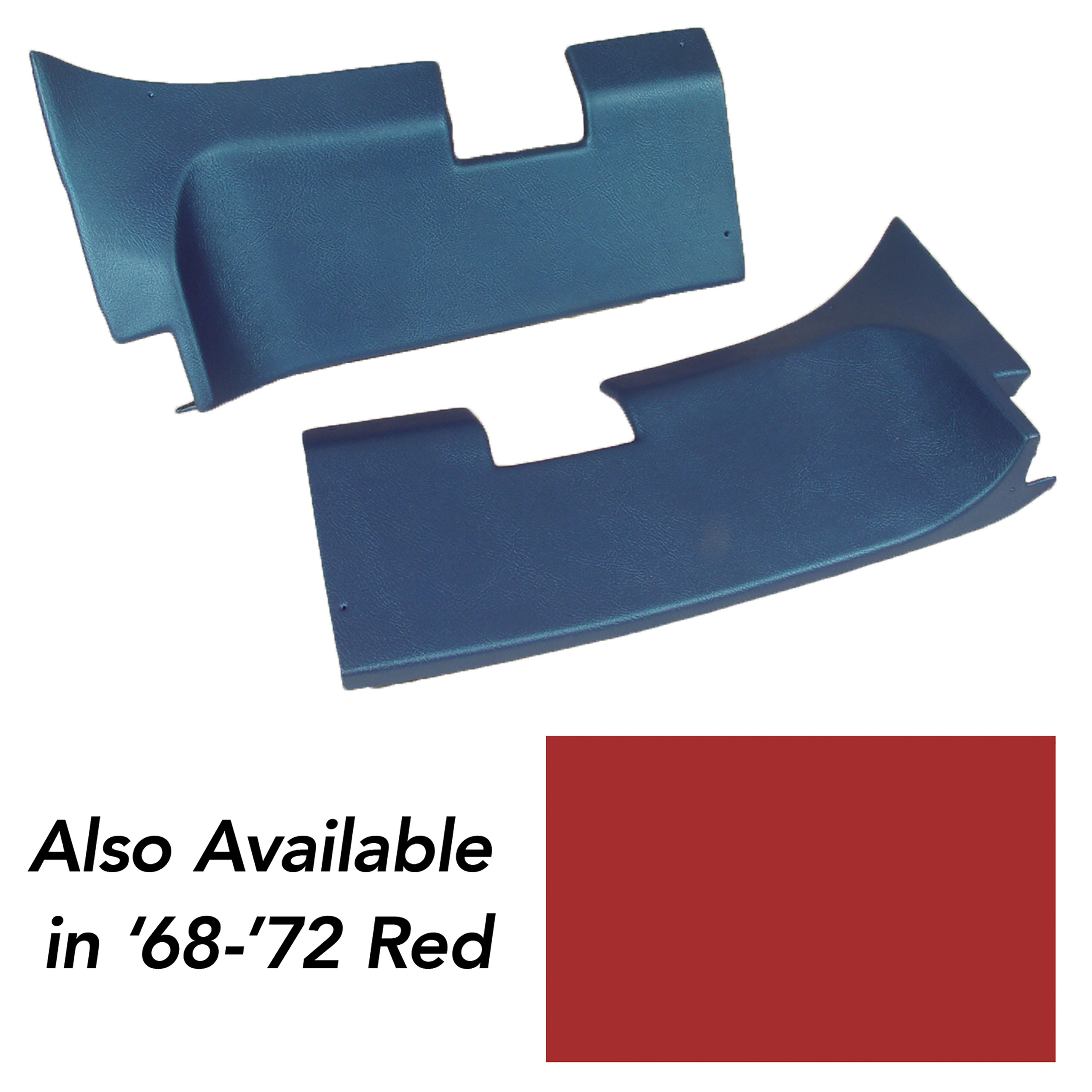 Rear Coupe Roof Panels- Red 68E For 1968 Corvette