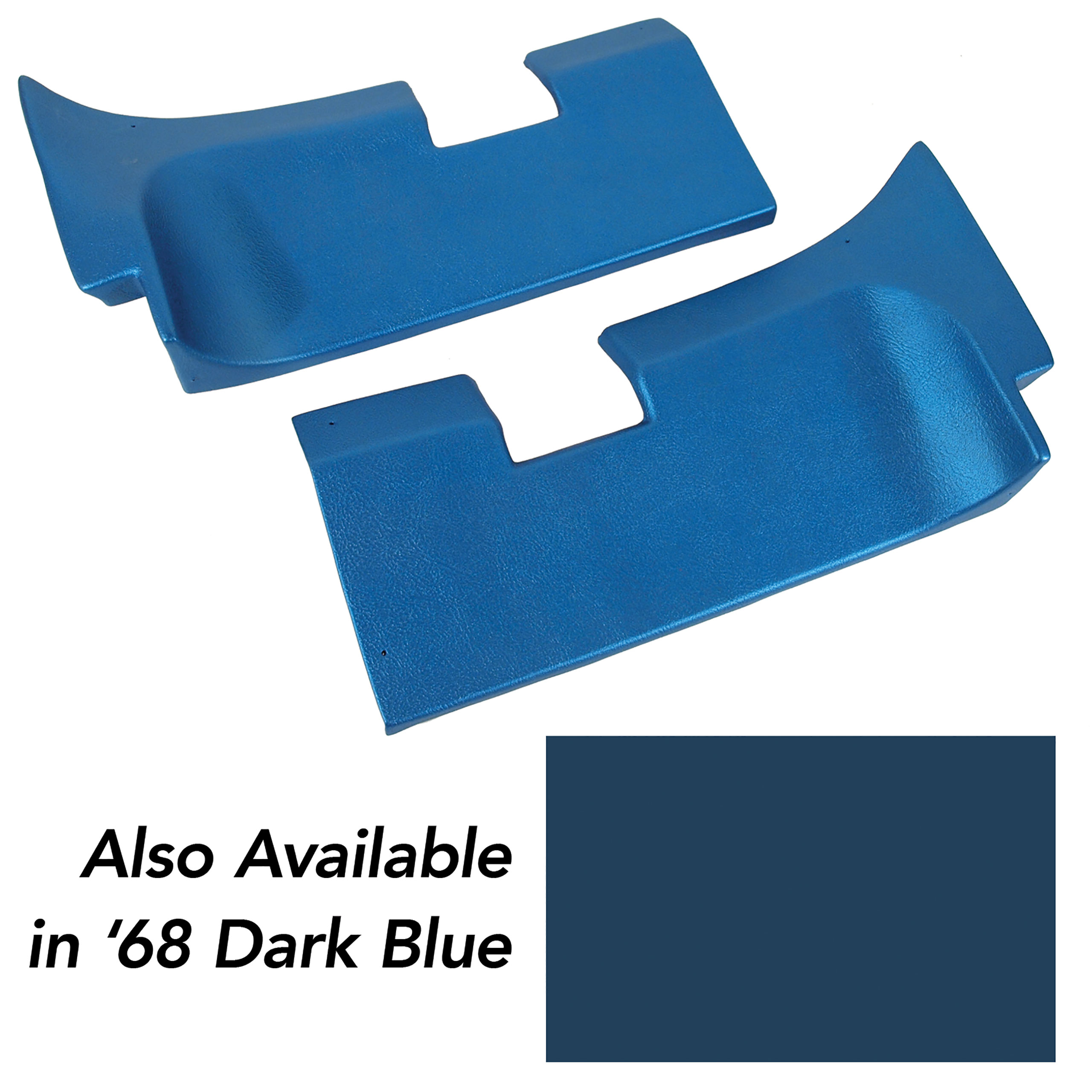 Rear Coupe Roof Panels- Dark Blue 68L For 1968 Corvette