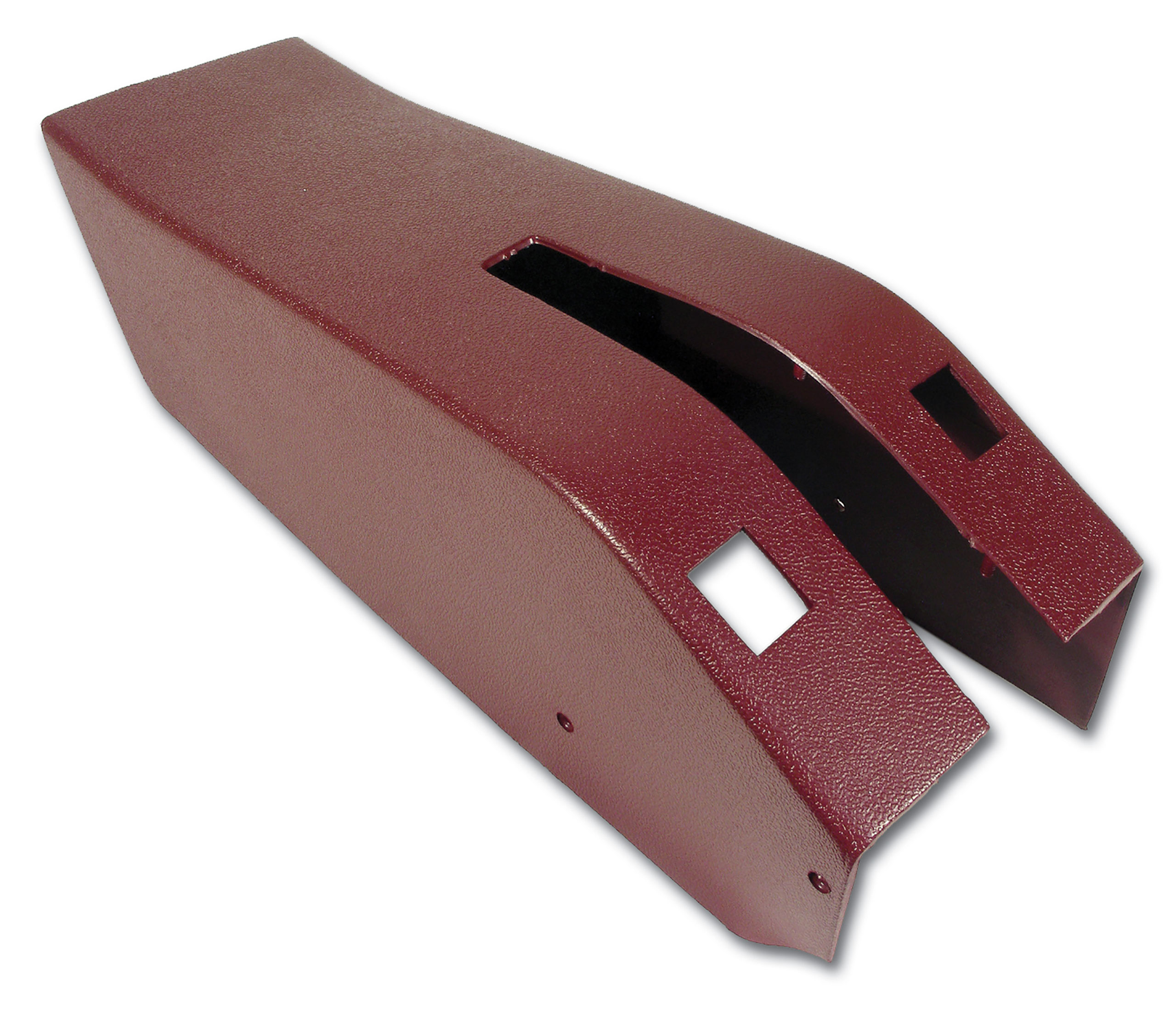 Park Brake Console Oxblood W/Power Windows For 1973-1975 Corvette