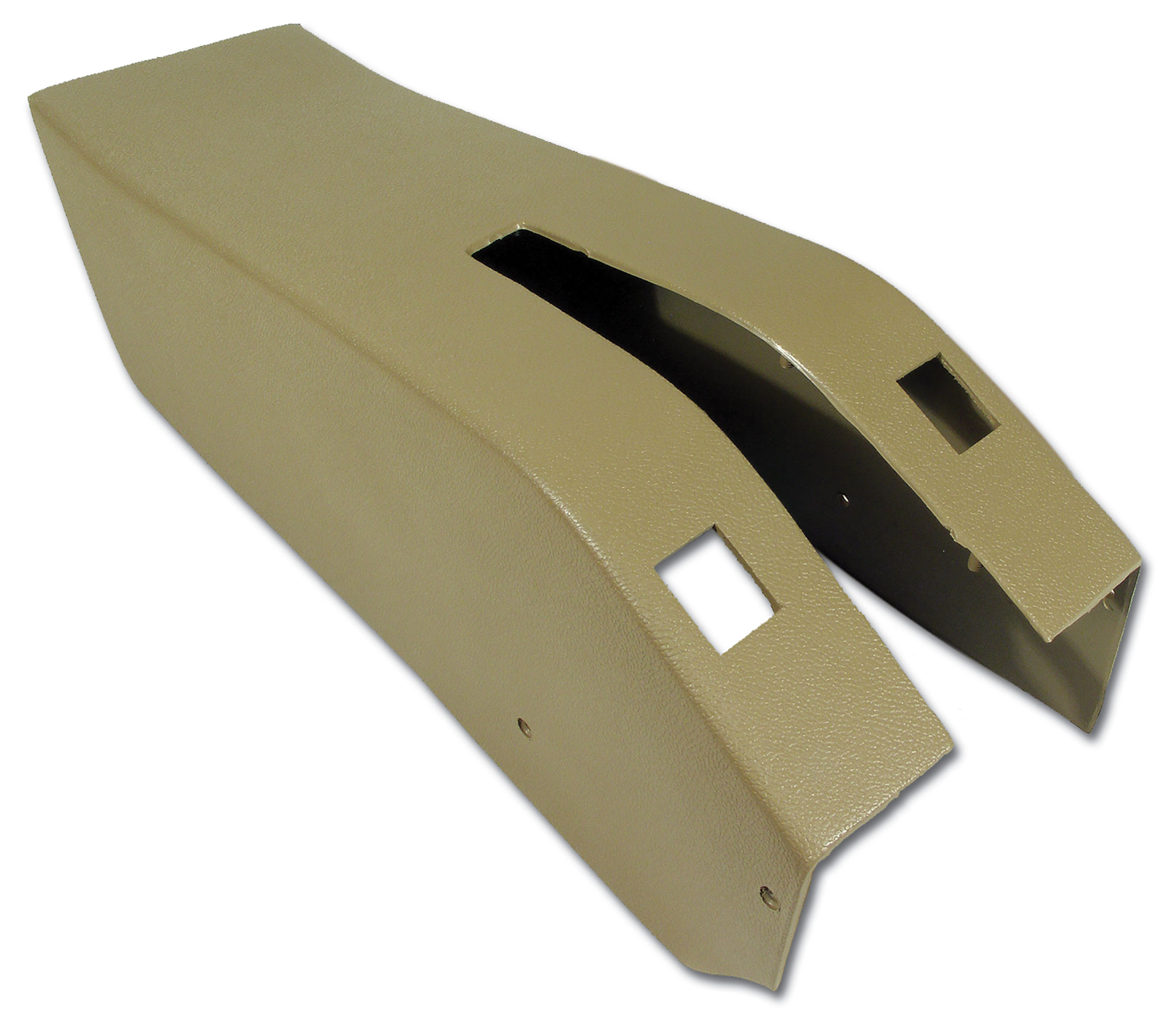 Park Brake Console Buckskin w/ Power Windows For 1976 Corvette