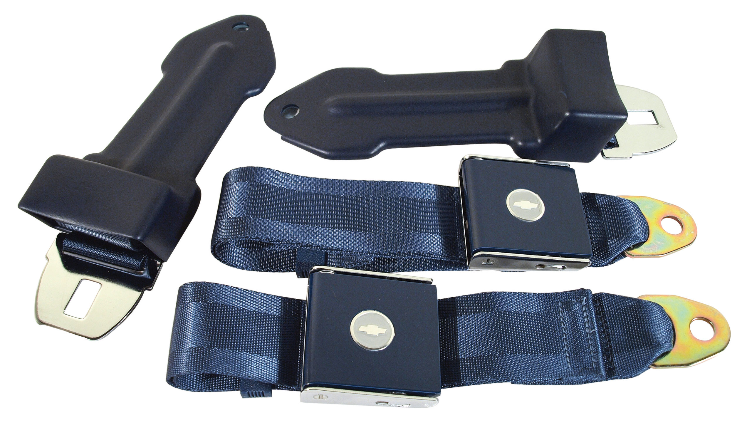 1966 Corvette C2 Seat Belts- Lift Latch - Dark Blue CA-41602 