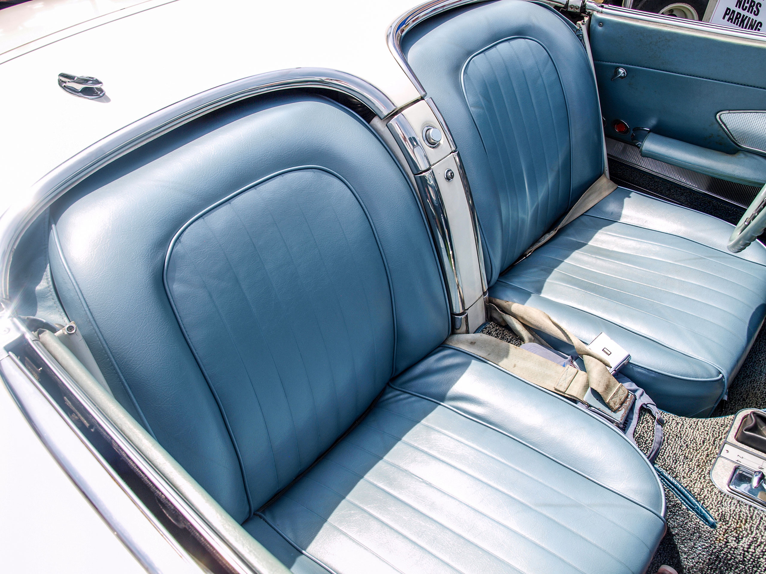 1960 Corvette C1 Vinyl Seat Covers- Blue CA-416807 