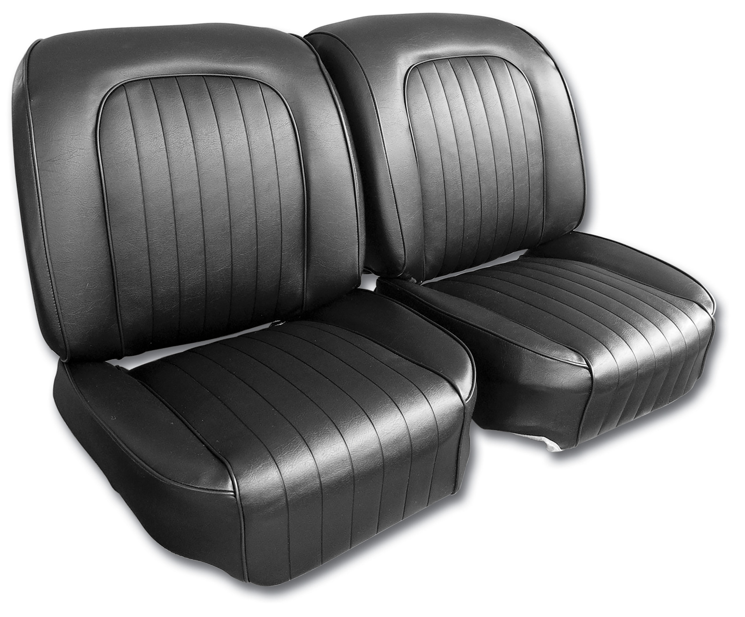 1960 Corvette C1 Vinyl Seat Covers- Black CA-416820 