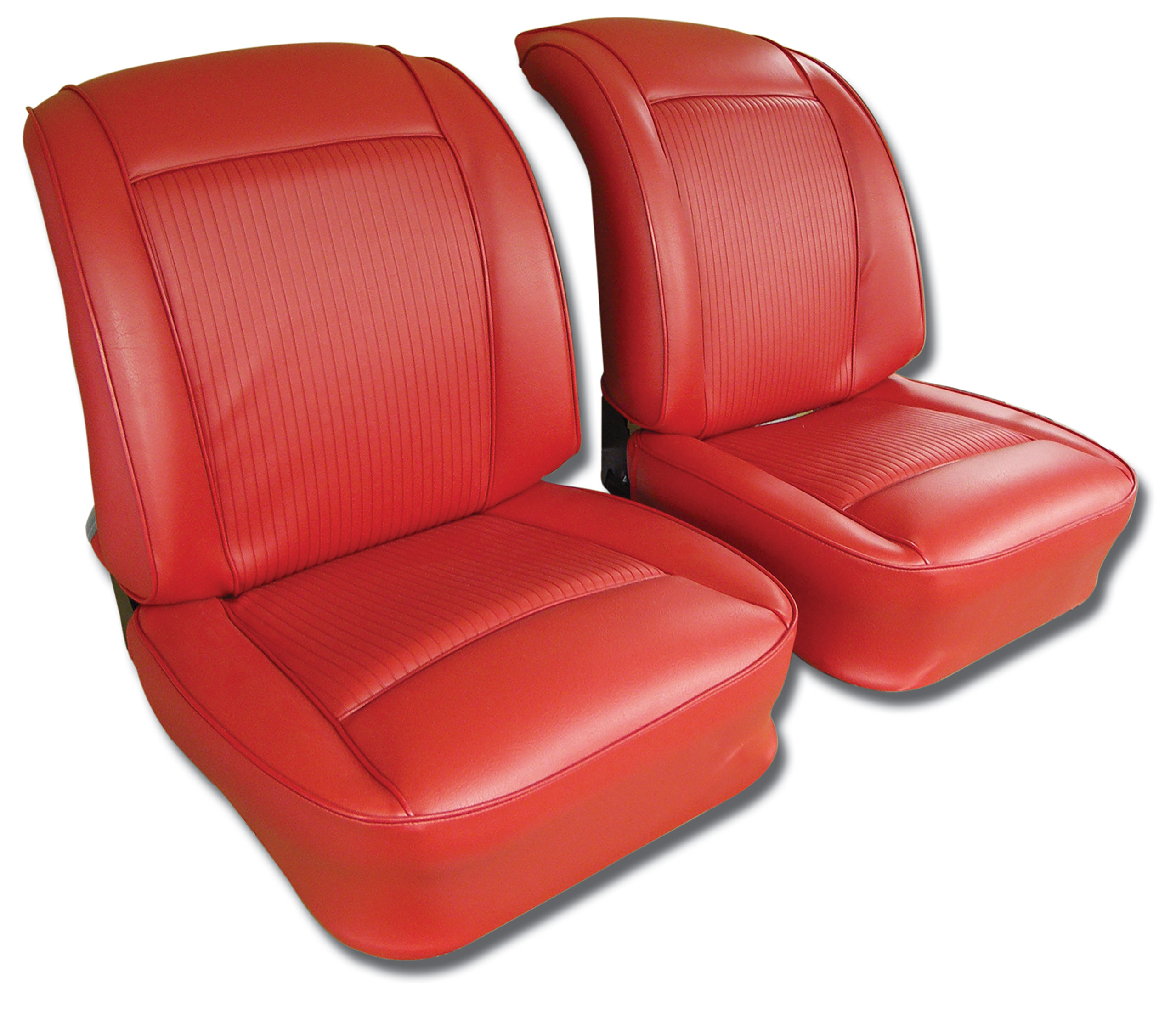 1961 C1 Corvette Vinyl Seat Covers- Red CA-416935 