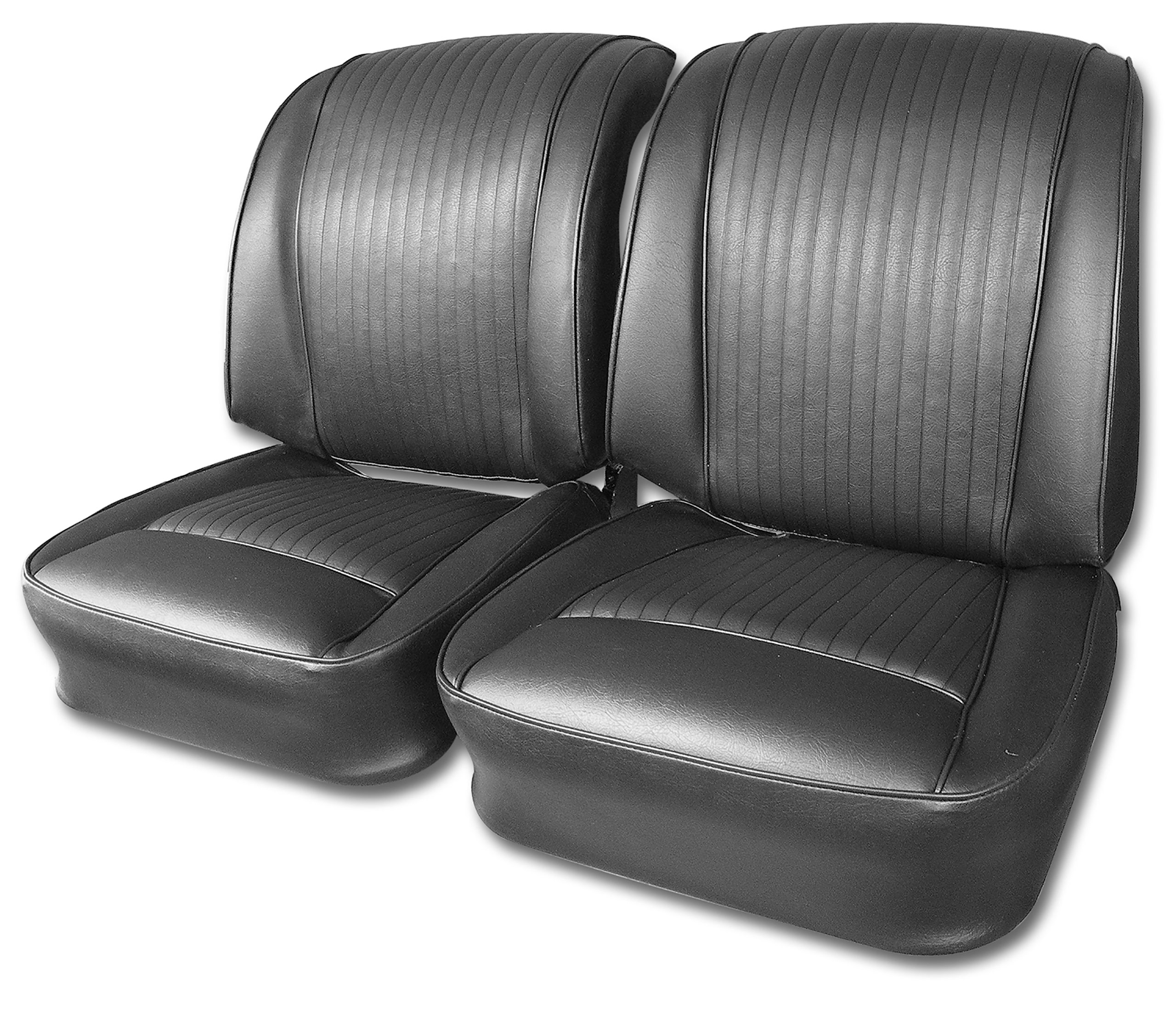 1962 Corvette C1 Vinyl Seat Covers- Black CA-417020 