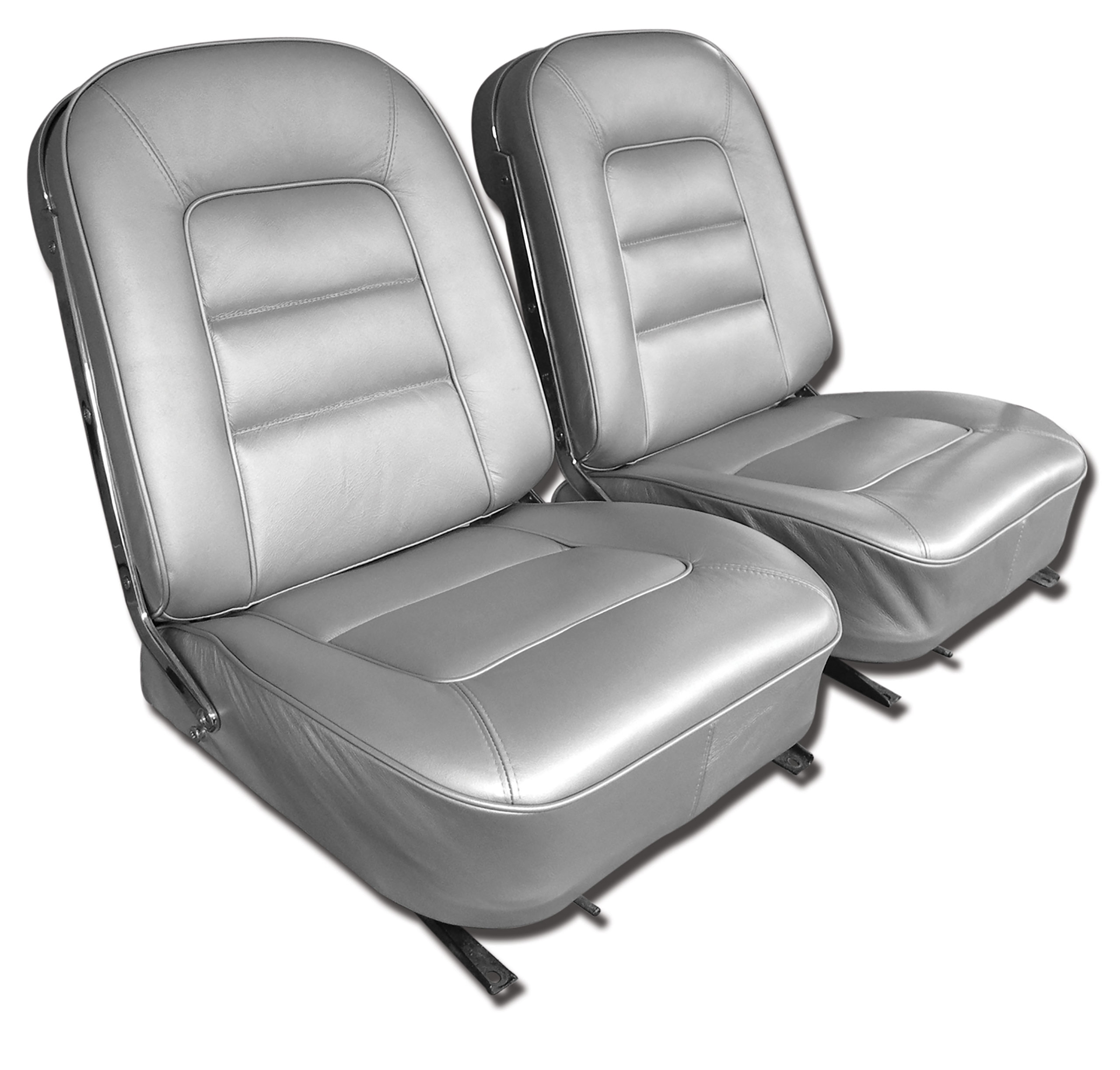 1965 Corvette C2 Vinyl Seat Covers- Silver CA-417361 